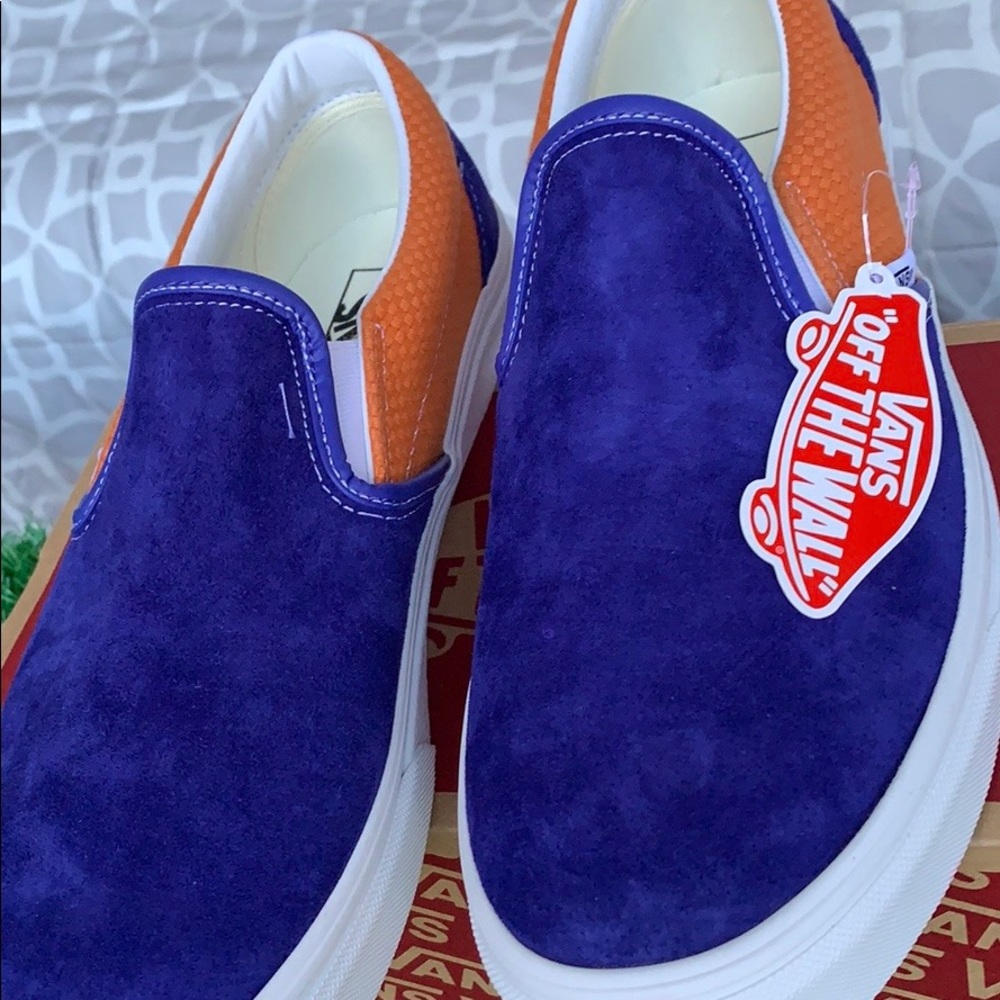 VANS CLASSIC SLIP-ON P&C ROYAL BLUE/APRICOT BUFF M - Picture 11 of 16